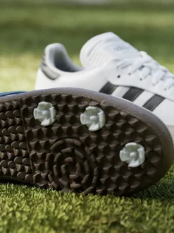 Adidas Golf Blanc/Noir - Chaussures Samba sans crampons Hot
