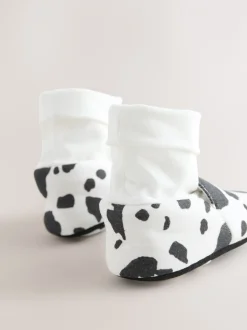 Next Blanc/noir imprimé vache - Chaussures bottines chaussettes bébé (0-18mois) Sale