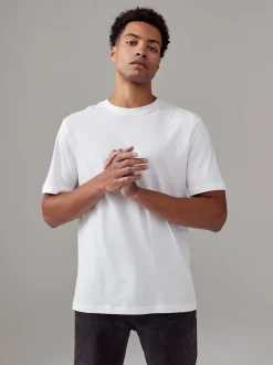 Next - Ajustement régulier - Lot de t-shirts essentiels en coton 6 Blanc/noir/bleu marine Discount