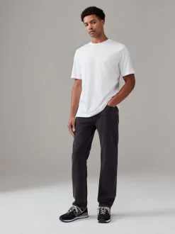 Next - Ajustement régulier - Lot de t-shirts essentiels en coton 6 Blanc/noir/bleu marine Discount