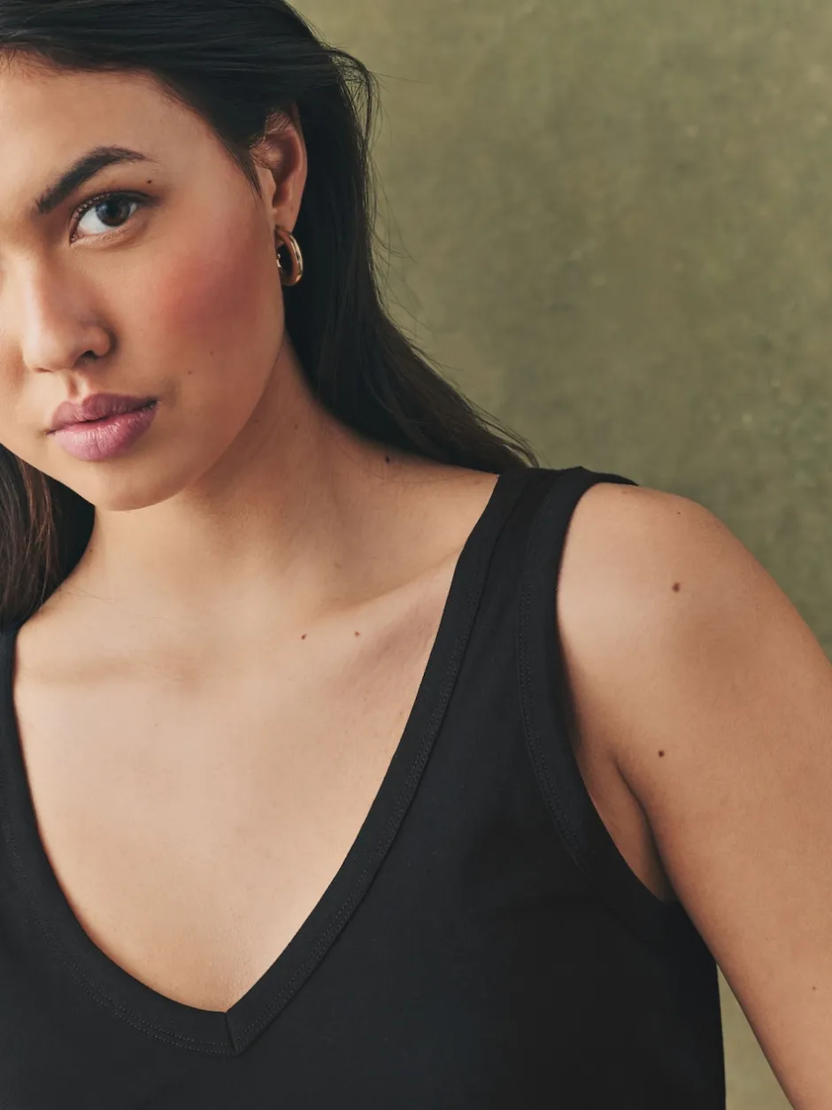 Next Blanc/Noir/Gris chiné - Lot de 3 gilets souples en modal