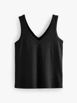 Next Blanc/Noir/Gris chiné - Lot de 3 gilets souples en modal