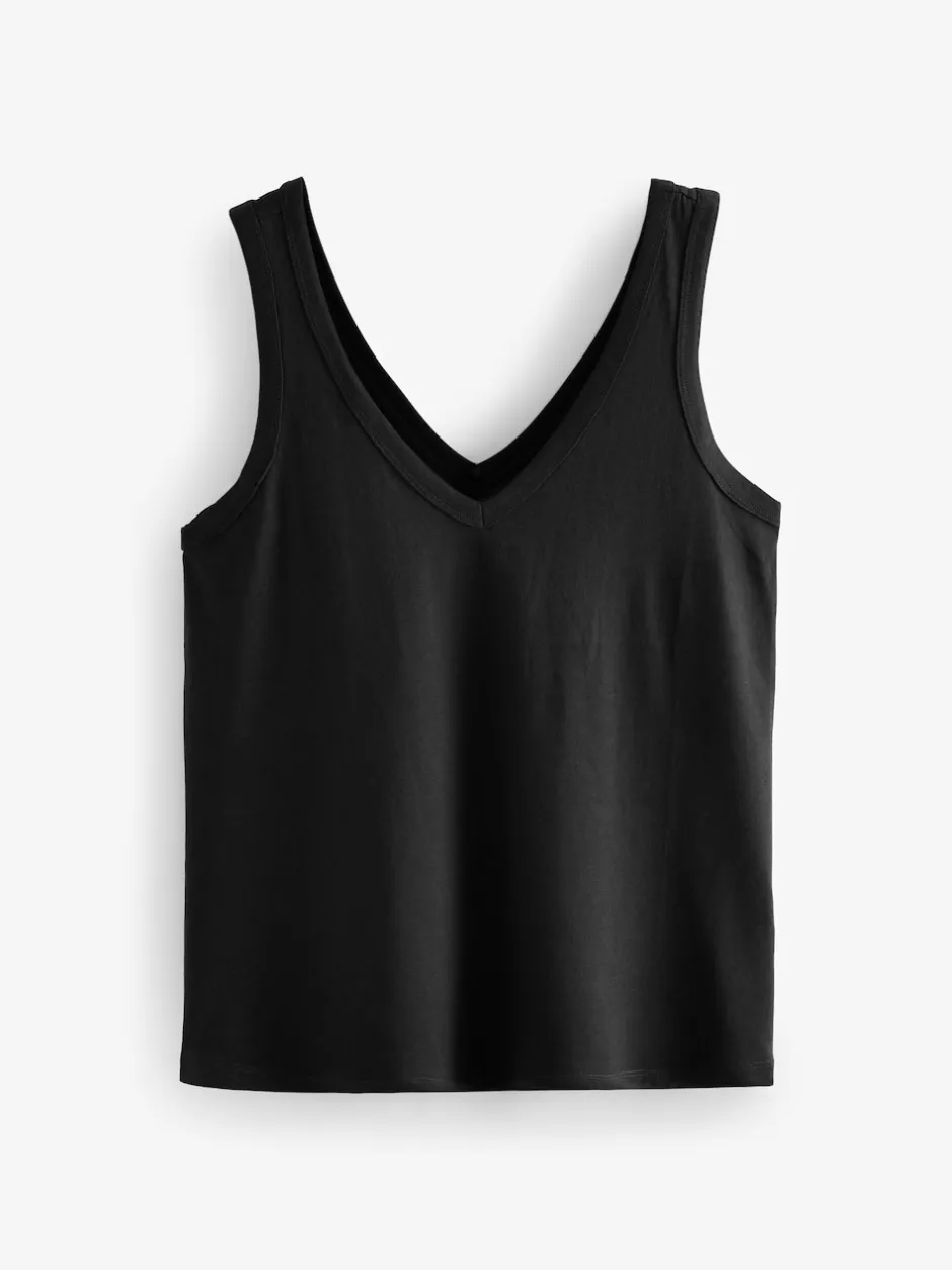 Next Blanc/Noir/Gris chiné - Lot de 3 gilets souples en modal