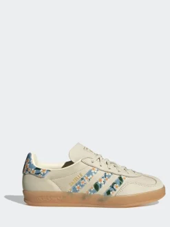 adidas originals - Baskets Gazelle Blanc/Or Outlet