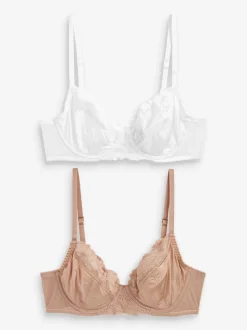 Next Blanc/Praline Nude - Soutien-gorge à bonnets entiers sans coussinets Hot