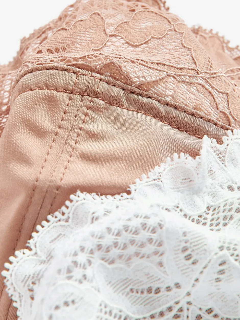 Next Blanc/Praline Nude - Soutien-gorge à bonnets entiers sans coussinets Hot