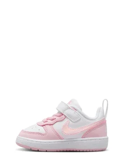 Nike - Baskets Infant Court Borough Low Recraft Blanc/Rose Discount