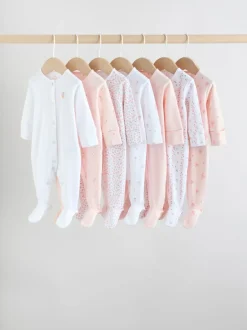 Next Blanc/Rose - Combinaison de nuit pour bébé (0-2ans)