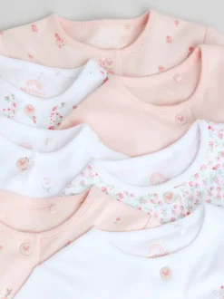 Next Blanc/Rose - Combinaison de nuit pour bébé (0-2ans)