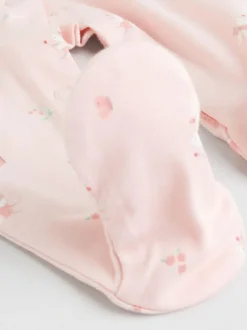 Next Blanc/Rose - Combinaison de nuit pour bébé (0-2ans)