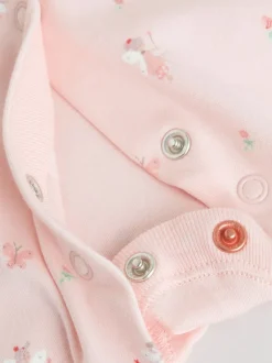 Next Blanc/Rose - Combinaison de nuit pour bébé (0-2ans)