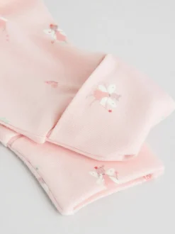 Next Blanc/Rose - Combinaison de nuit pour bébé (0-2ans)