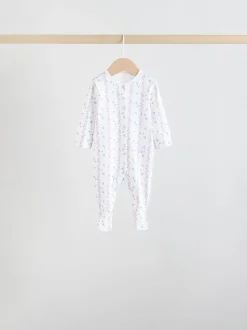 Next Blanc/Rose - Combinaison de nuit pour bébé (0-2ans)