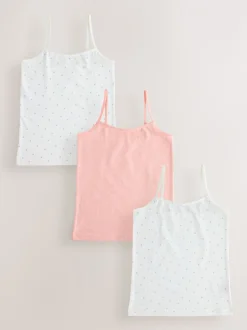 Next Blanc/Rose - Gilets cami à bretelles imprimés ditsy 3 (1.5-16ans) Discount