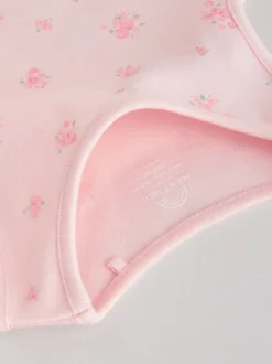 Next Blanc/Rose - Paquet de bodys pour bébé avec gilet 5 Hot