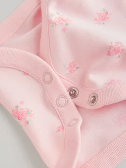 Next Blanc/Rose - Paquet de bodys pour bébé avec gilet 5 Hot