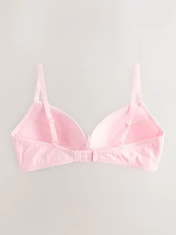 Next Blanc/Rose - Paquet de soutiens-gorge d'entraînement 2 Clearance