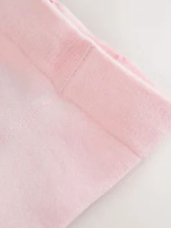 Next - Ensemble de barboteuses Bébé Bloomer 2 pièces avec collants (0mois-3ans) Blanc/rose à petites fleurs Hot