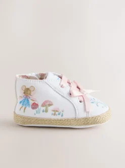 Next Blanc/Rose Personnage - Baskets hautes bébé (0-24mois) Online
