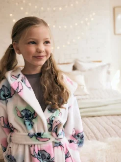 Next Blanc/rose/bleu - Robe de chambre Lilo & Stitch (3-16ans) New