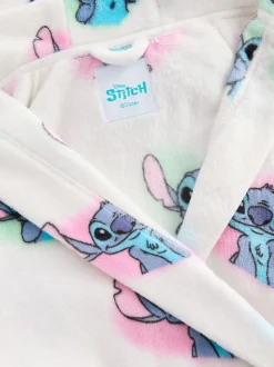 Next Blanc/rose/bleu - Robe de chambre Lilo & Stitch (3-16ans) New