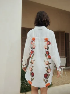 Next - Chemise de plage Blanc/Vert Best