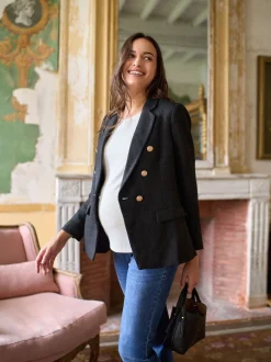 Seraphine Blazer de grossesse en tweed Sale
