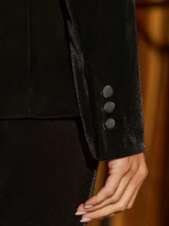 Sosandar Blazer Luxe habillé en velours Outlet