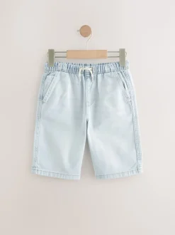 Next Bleach/Mid Bleu - Bermuda Pull On Denim Shorts 2 Pack (3-16yrs) Hot