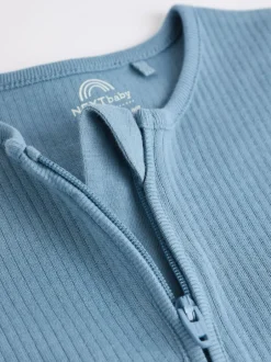 Next Bleu - 3 % coton à fermeture éclair 100Bébé ( 30 )