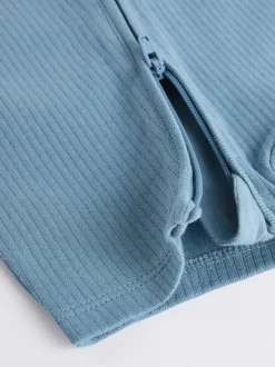 Next Bleu - 3 % coton à fermeture éclair 100Bébé ( 30 )