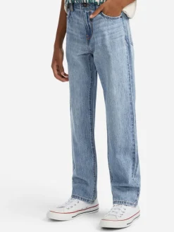 Abercrombie & Fitch Bleu - Jean coupe large Outlet