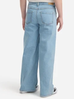 Abercrombie & Fitch Bleu - Jean large taille haute Hot