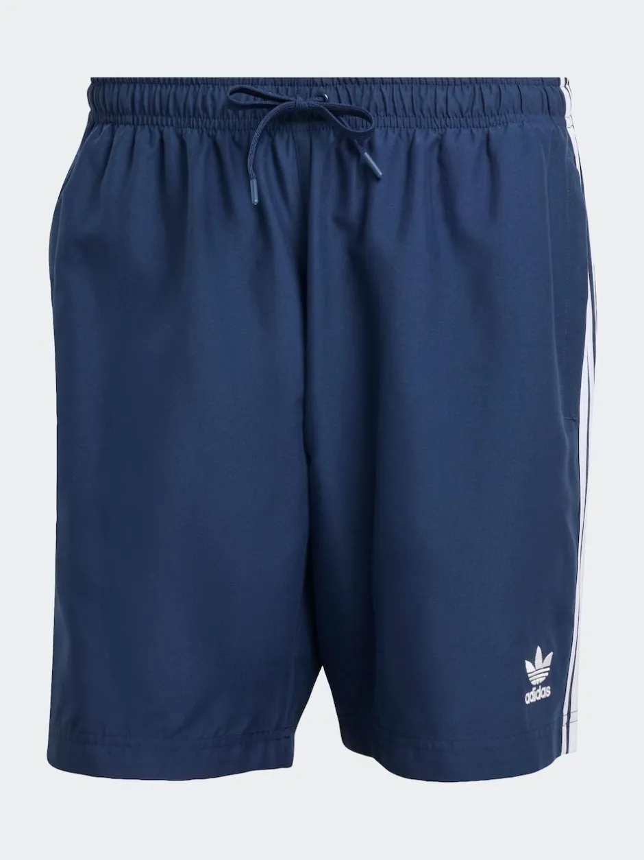 adidas Bleu - Adicolor 3-Rayure 8pouces Short de bain Clearance