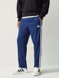 adidas Bleu - Essentiel 3-Rayure Joggers Stanford à ourlet ouvert Outlet