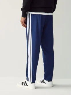 adidas Bleu - Essentiel 3-Rayure Joggers Stanford à ourlet ouvert Outlet