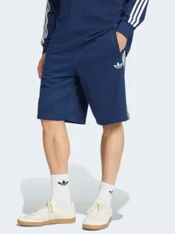 adidas originals Bleu - Adidas Original Shorts à 3 Rayures