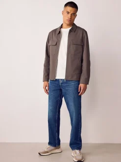 Next Bleu - - extensible Denim Jeans Ajustement droit Online