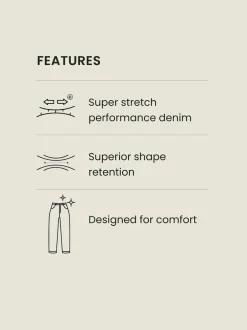 Next - Ajustement droit - Jean Motionflex Bleu Best