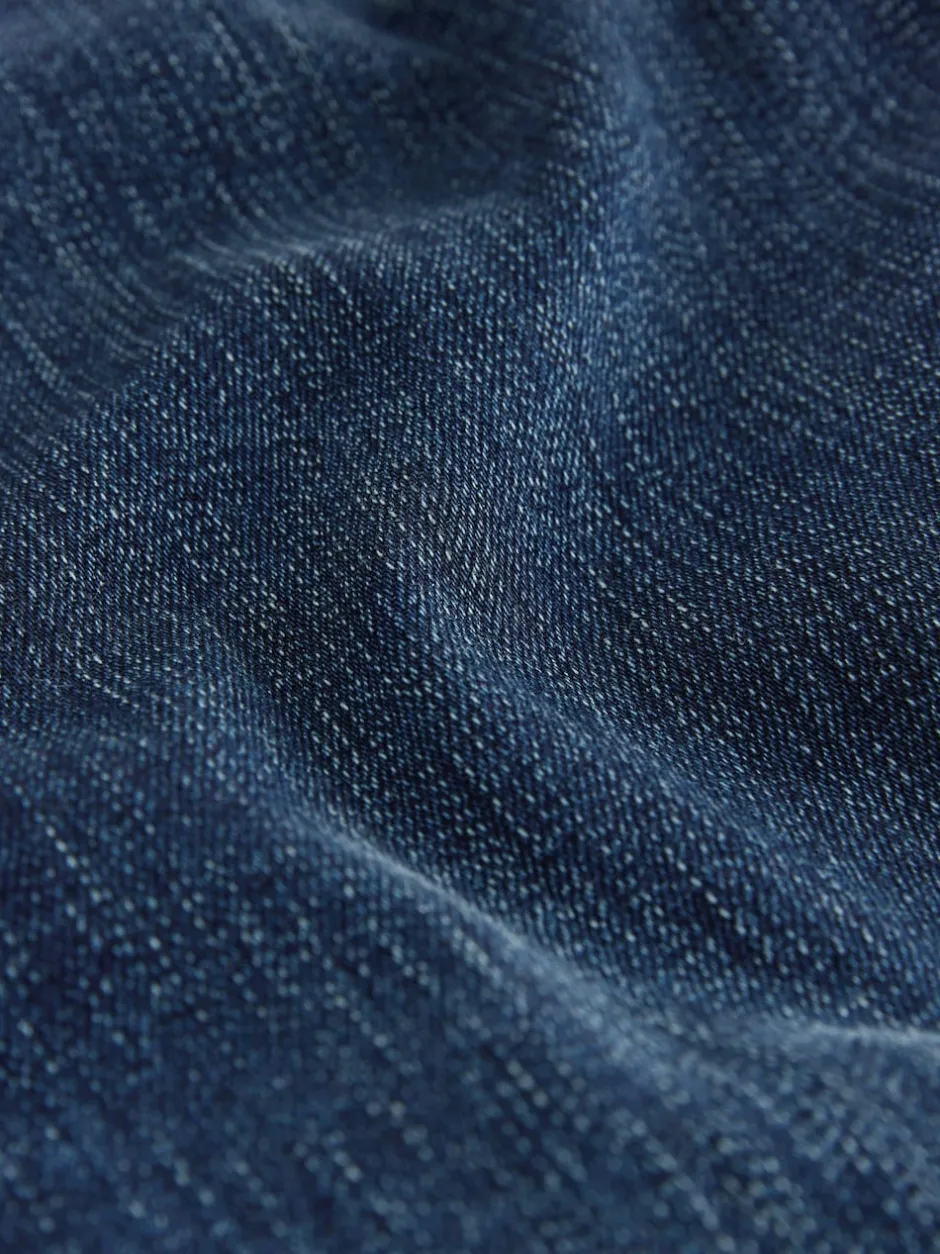 Next Bleu - Ajustement droit - Signature Ceinture Jeans