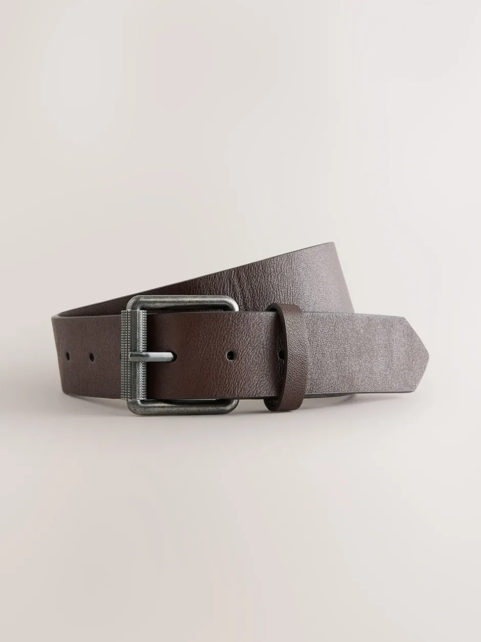Next Bleu - Ajustement droit - Signature Ceinture Jeans