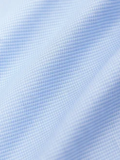 Next Bleu - Ajustement régulier - Signature 100% coton avec chemise élégante texturée Sale