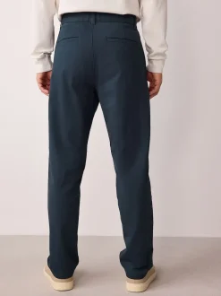 Next Bleu - - Pantalon chino stretch Ajustement régulier