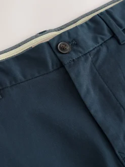 Next Bleu - - Pantalon chino stretch Ajustement régulier