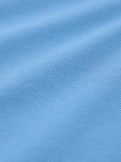 Next - Ajustement régulier - Polo Manches courtes Pique Bleu New