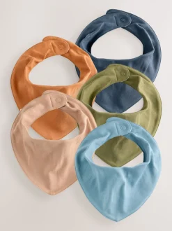 Next Bleu - Baby Dribble BIBS 5 Pack Best