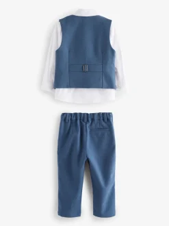 Baker by Ted Baker Bleu - Ensemble Gilet Chemises et Pantalons Clearance