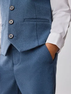 Baker by Ted Baker Bleu - Ensemble Gilet Chemises et Pantalons Clearance