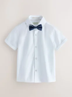 Baker by Ted Baker Bleu - Ensemble chemise, gilet et short Clearance