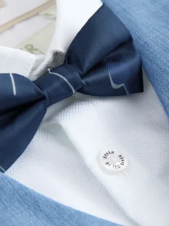 Baker by Ted Baker Bleu - Ensemble chemise, gilet et short Clearance